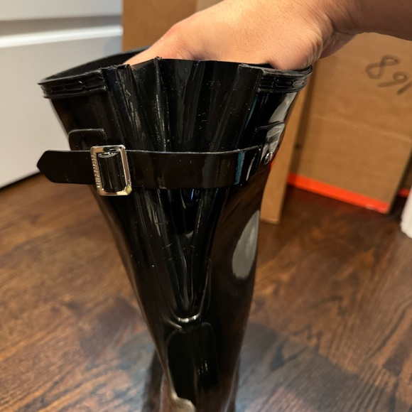 Hunter original tall glossy rain boot size 9 - Picture 6 of 11